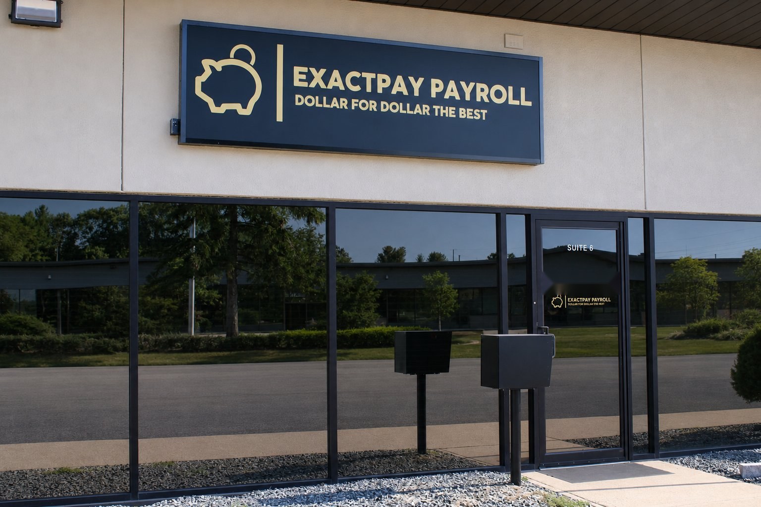 Exactpay Payroll office exterior in Warwick, Rhode Island